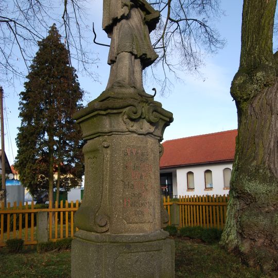 Statue of John of Nepomuk in Vysoký Chlumec