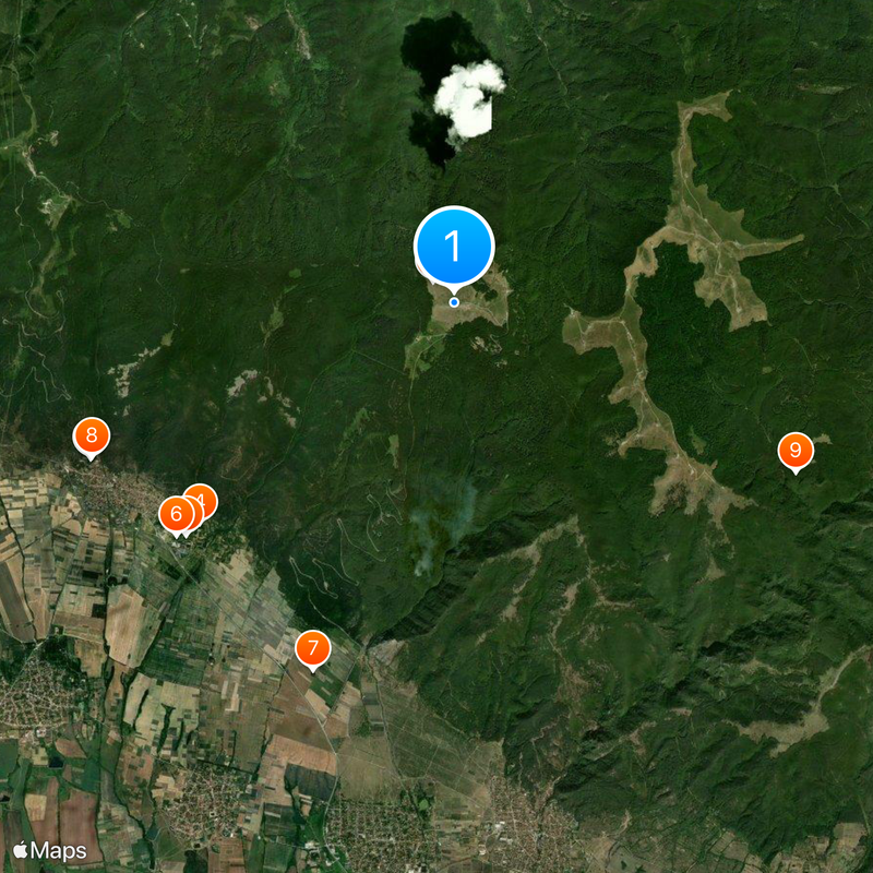 Buzludzha monument Map
