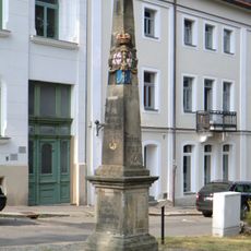 Postmeilensäule Hornplatz Freiberg