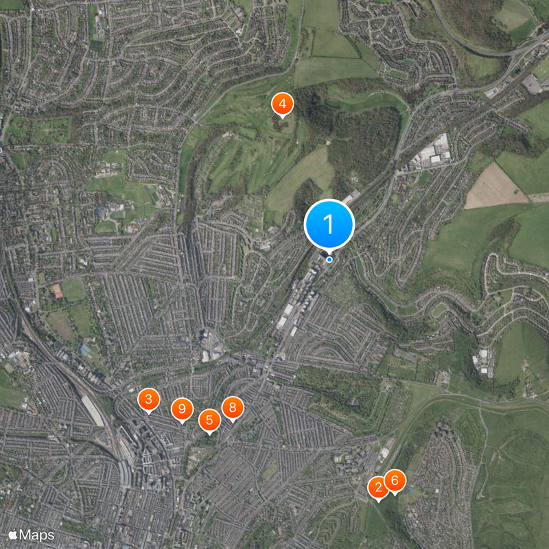 University of Brighton Map