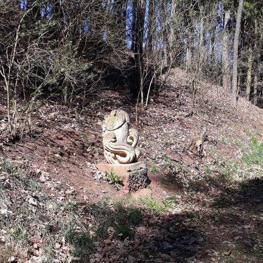 Socha "Moudrost hvězd" na cestě andělů u Nečtin