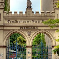 Tor der Pumpstation Radialsystem VI Urbanstraße 177