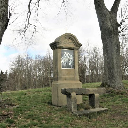 Kaplička VIII. zastavení křížové cesty u Lobendavy