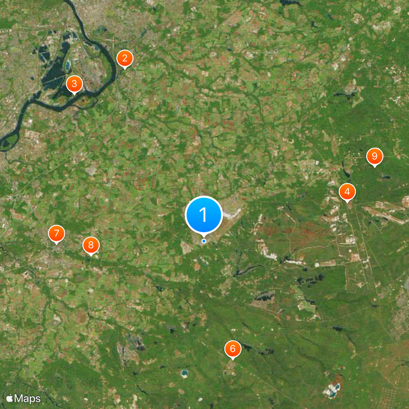 Federal Correctional Institution, Fort Dix Mapa