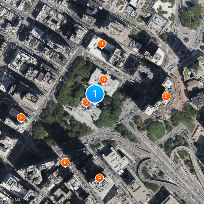 Civic Center Map