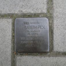 Stolperstein dedicated to Elisabeth Pick