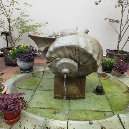 Fontánka v koncertní a výstavní síni Atrium na Žižkově