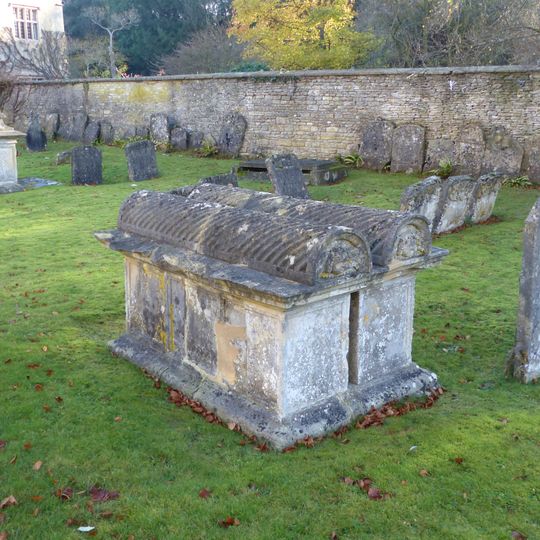 Richard Marchant monument in the churchyard approximately 7 metres south of south aisle to Church of St Mary