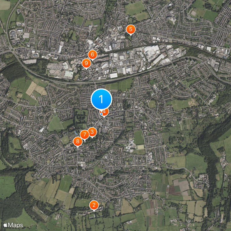 Pudsey Map