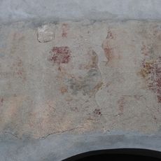 Catholic church building, mural, Work of art