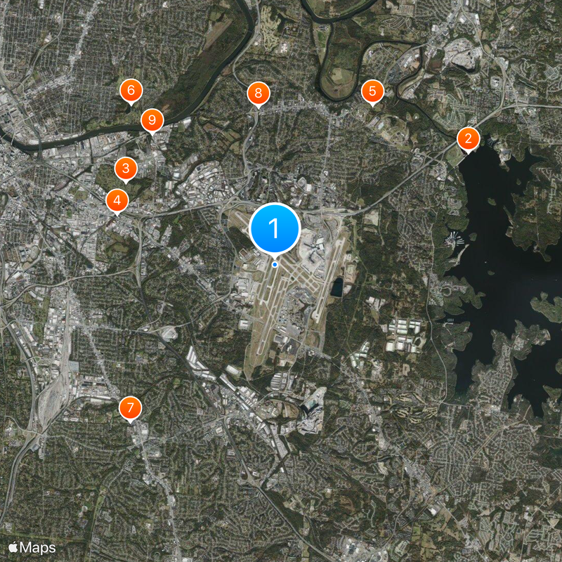 Nashville International Airport Map