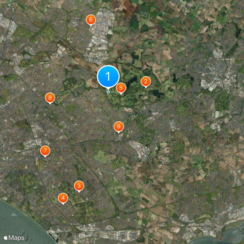 Metropolitan Borough of Knowsley Mappa