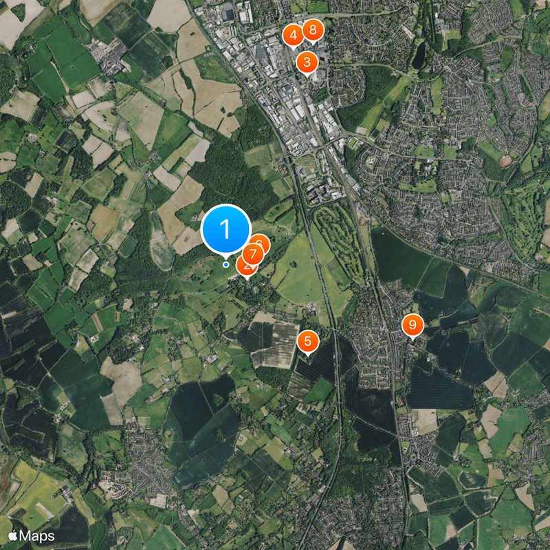 Concerts at Knebworth House Map