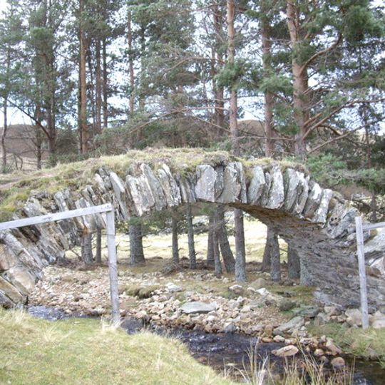 Bridge on Old Military Road over Allt Damh Burn