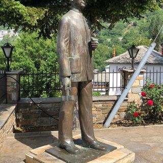 Statue of Nikolas Pavlopoulos, Ag. Georgios Nileias