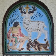 Heiligenbild Hl. Hubertus Stiefern