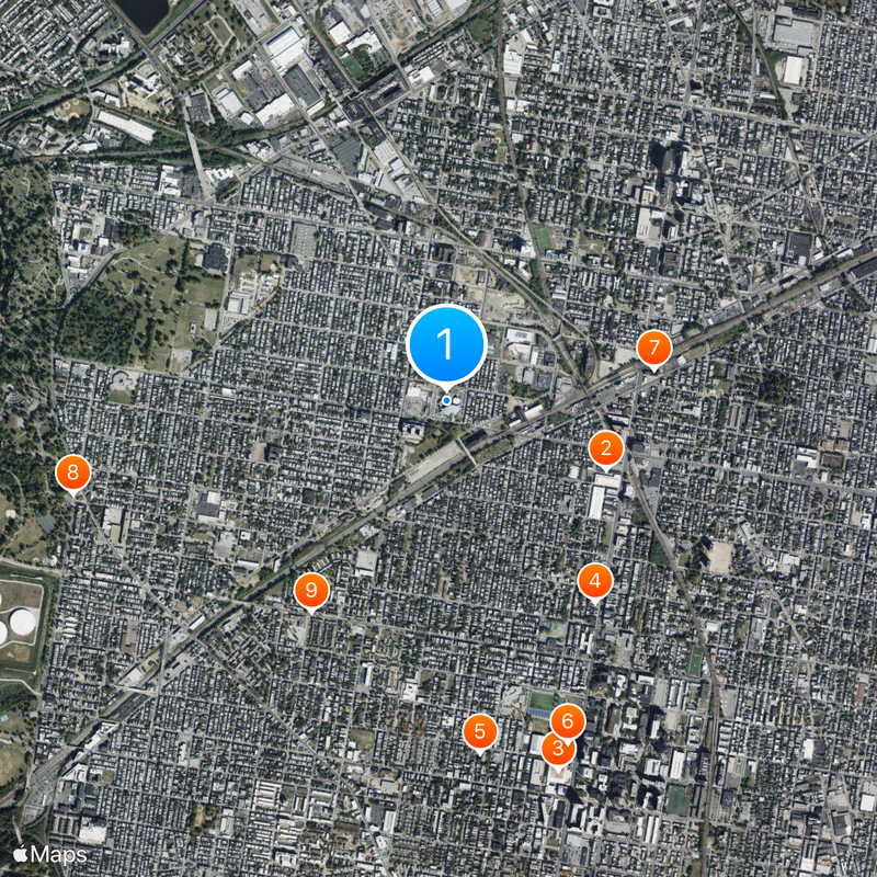 Shibe Park Map