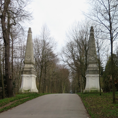 Two obelisks