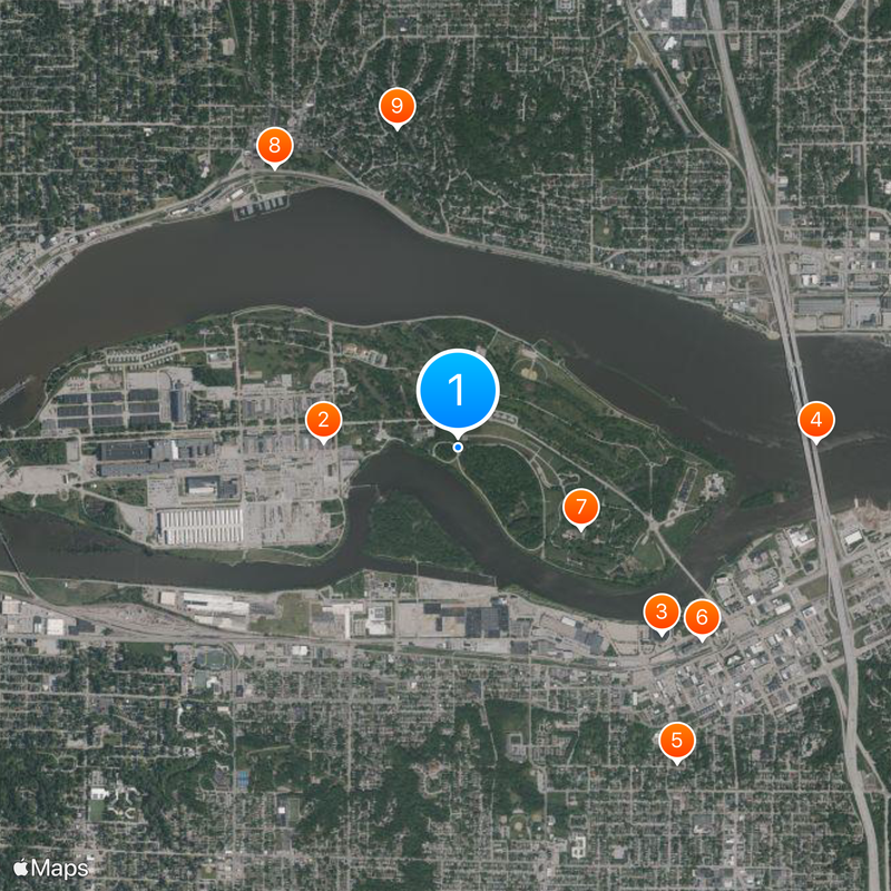 Quad Cities Harita