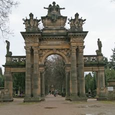 Gate of the New Cemetery in Hořice