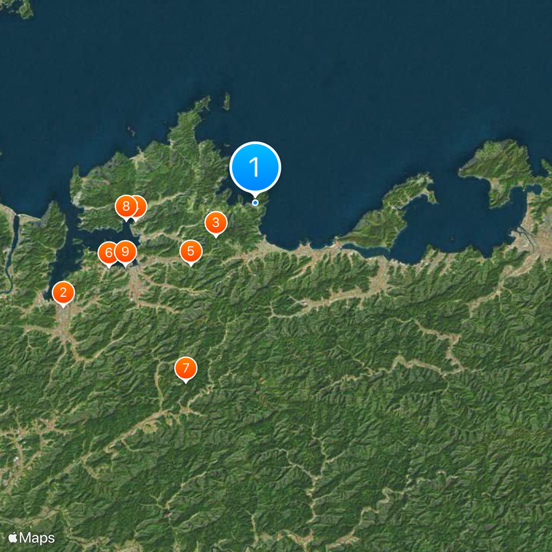 Takahama Nuclear Power Plant Map