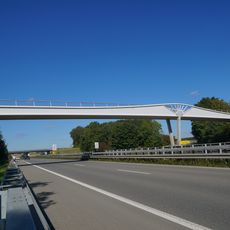 Fahrradbrücke über die B 464 bei Ausfahrt Sindelfingen-West