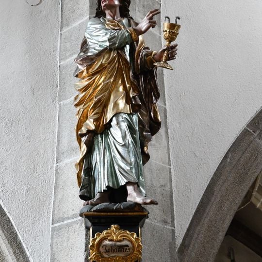 Statue Heiliger Johannes in der Pfarrkiche Gutau