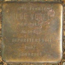 Stolperstein dedicated to Hilde Vogel