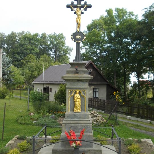 Wayside cross in Oldřiš