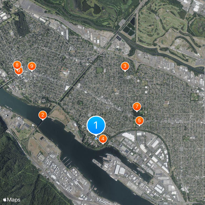 University of Portland Map