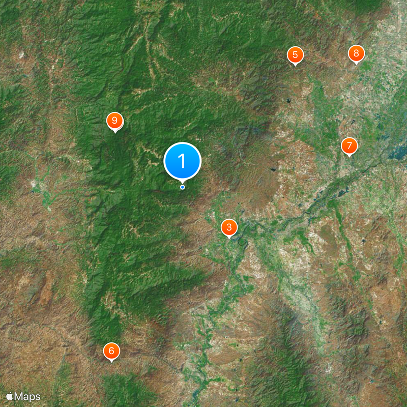 Doi Inthanon National Park Map