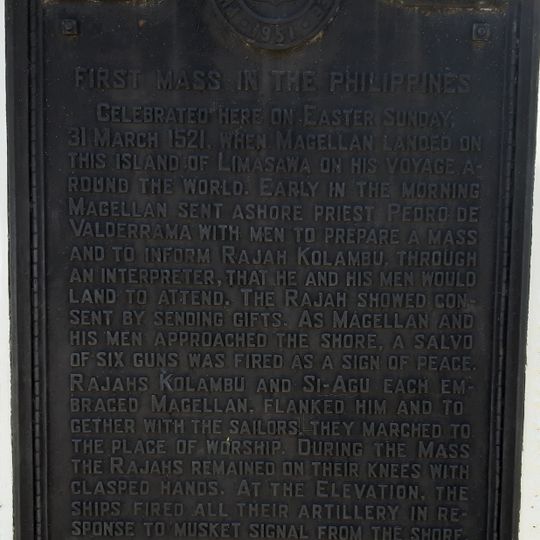 First Mass in the Philippines historical marker