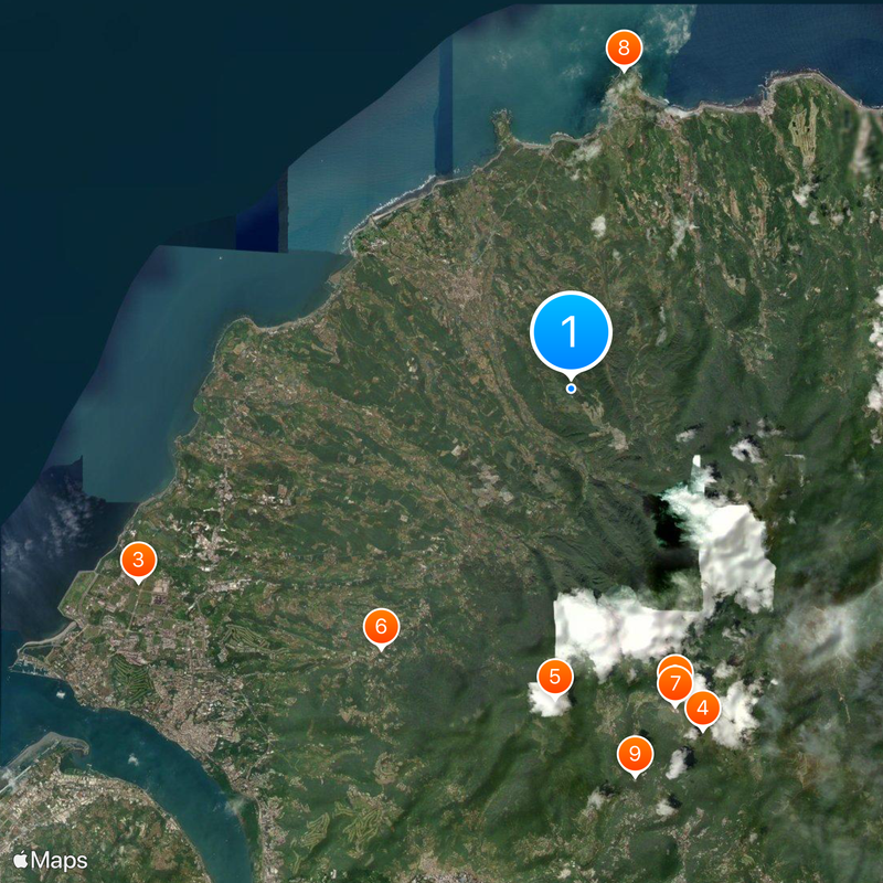 Distretto di Sanzhi Mappa