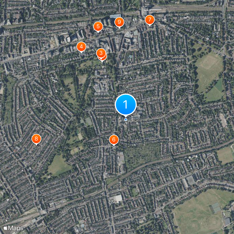 University of West London Map