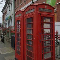 2 K6 Telephone Kiosks, Outside York Hall, Bethnal Green