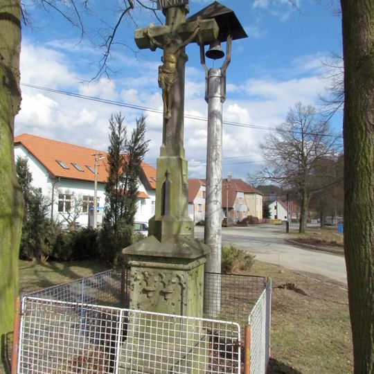 Wayside cross in Čechtín