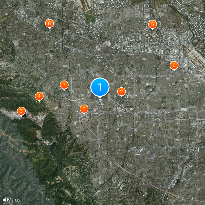 Apple Campus Map