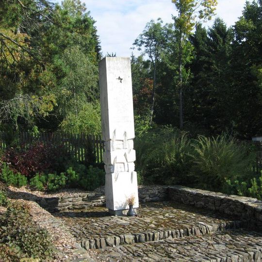 Pomník obětem fašismu v centru Javorníku