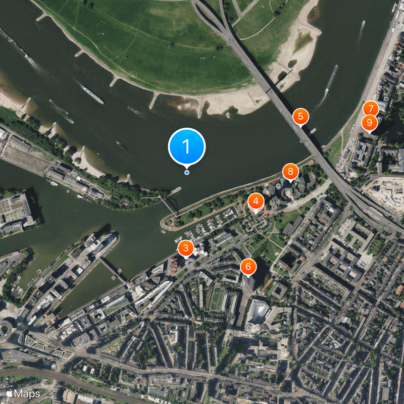 Düsseldorf Hafen Map