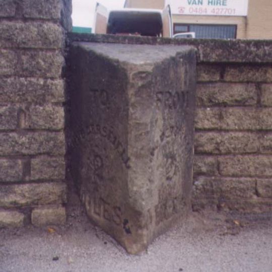 Milestone, Halifax Road, Prince Royd, between Shire Link Van Hire and P&A Motors