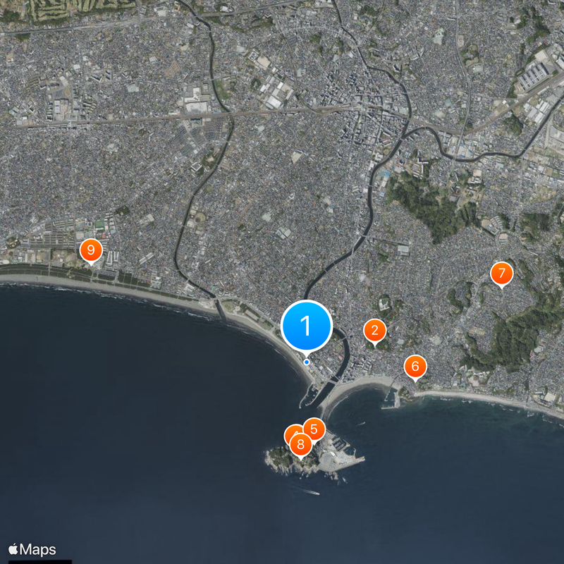 Enoshima Aquarium Karte