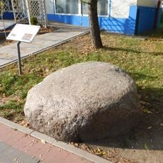 Monumental glacial erratics at Wróbla Street in Warsaw