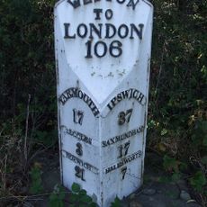 Milestone, roadside at TM430860