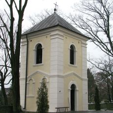 Bell tower of Holy Trinity church in Bogoria