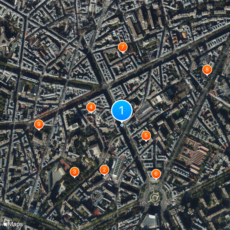 Gobelins Tapestry Manufactory Map