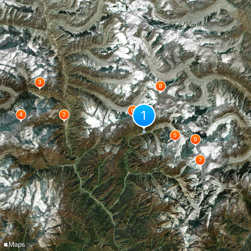 Valley of Flowers National Park Map