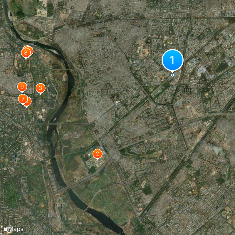 Anand Vihar Terminal Map