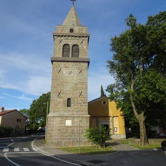 Holy Cross Church in Marezige
