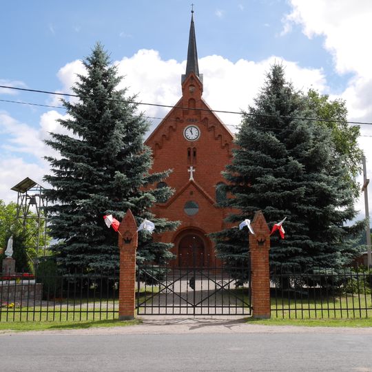 Zespół kościoła mennonickiego, ob. rzym.-kat. NMP Królowej Polski