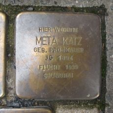 Stolperstein à la mémoire de Meta Katz